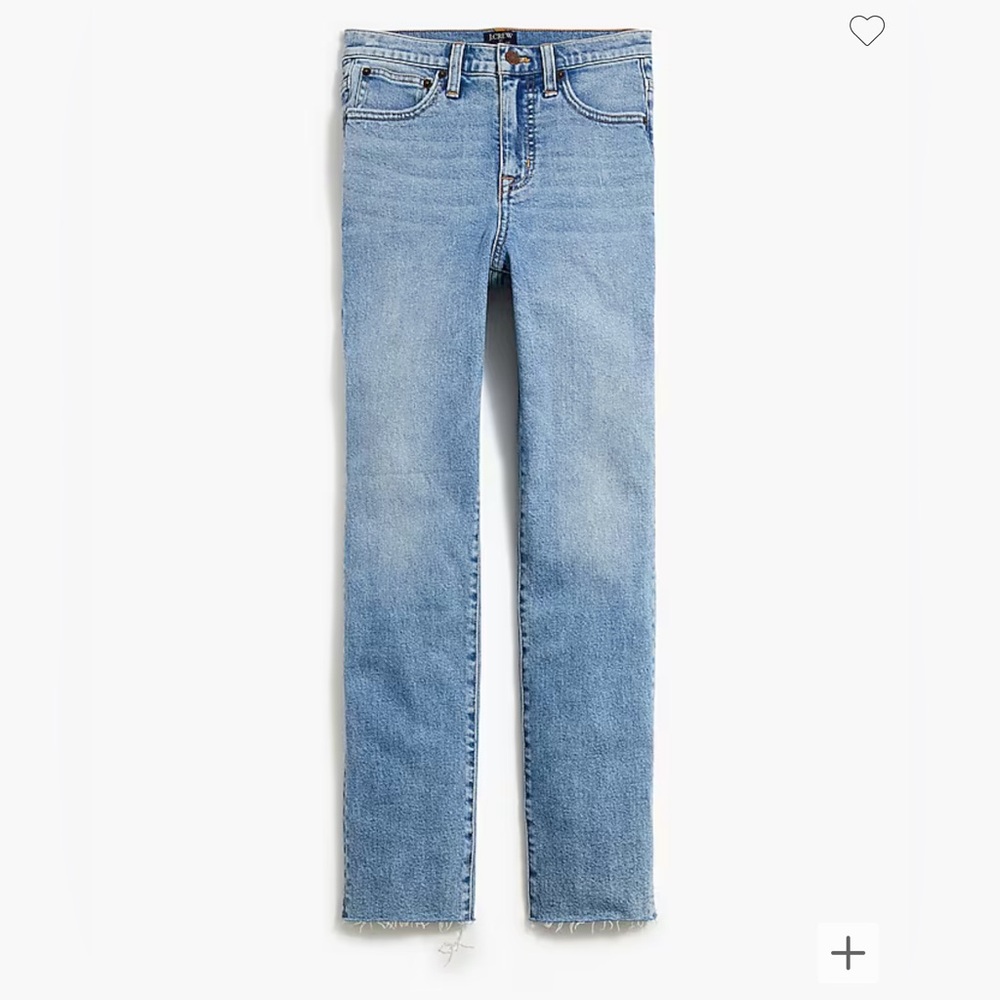 J. Crew Factory Women's Straight Leg Jeans - Light Blue